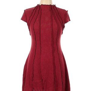 Urban Outfitters Red Stitch Skater Dress Size L